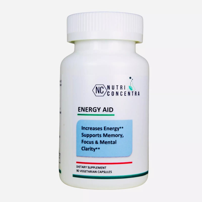 NutriConcentra D-Glucuronolactone, Spirulin, Vitamin B1, B6, B12, B9, Biomedical Formula.