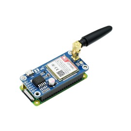 Waveshare SIM7000G NB-IoT/Cat-M/Edge/GPRS HAT, Compatible with Raspberry Pi 5/4B/3B/Zero/Zero W/Zero 2W/Pico/Pico W/Pico WH, GNSS Positioning, Global Band Support