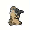 Hook and Loop Morale Military Patches,Girl Tactical Military Patches, PVC