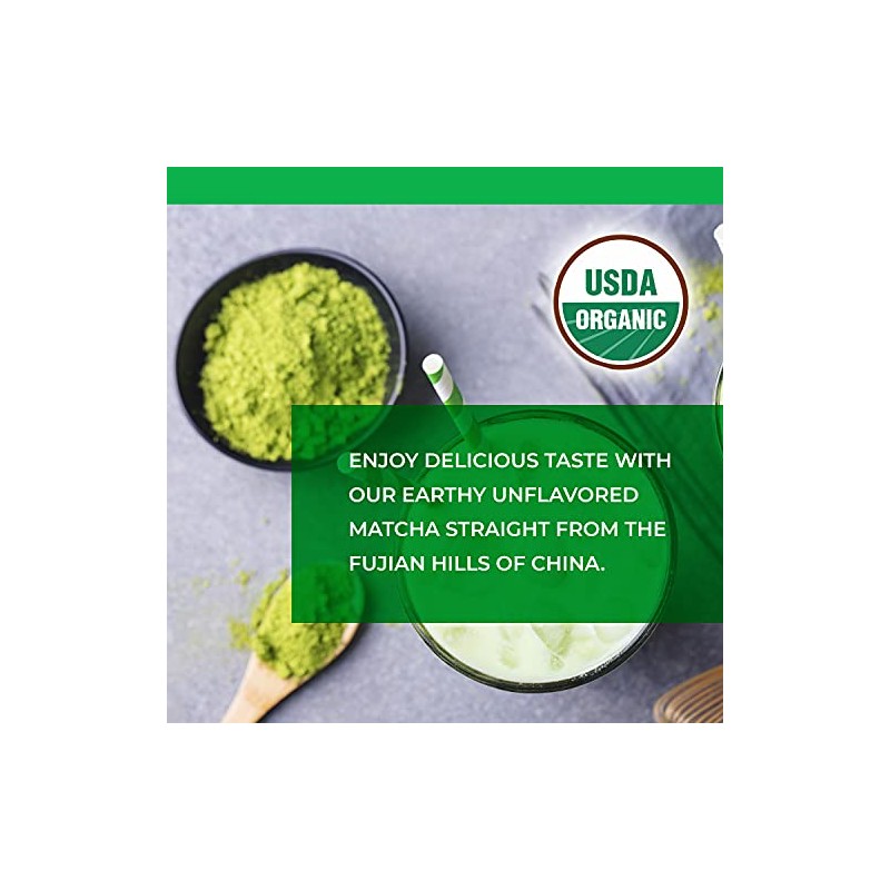 PANATEA Matcha puro de grado culinario de primera calidad, 1