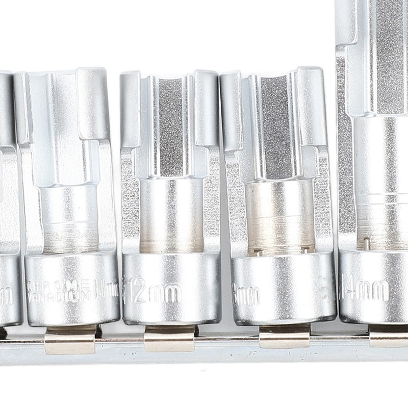 7 Pcs Oxygen Sensor Removal Socket Tool Chromium Alloy Oil