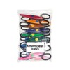 folia 799/10 Contour Scissors / Craft Scissors with Various Contours, Colourful (Model Random, Pack of 10)