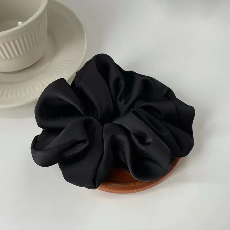 Satin Scrunchie for Ponytails – Soft Elastic Hair Band for