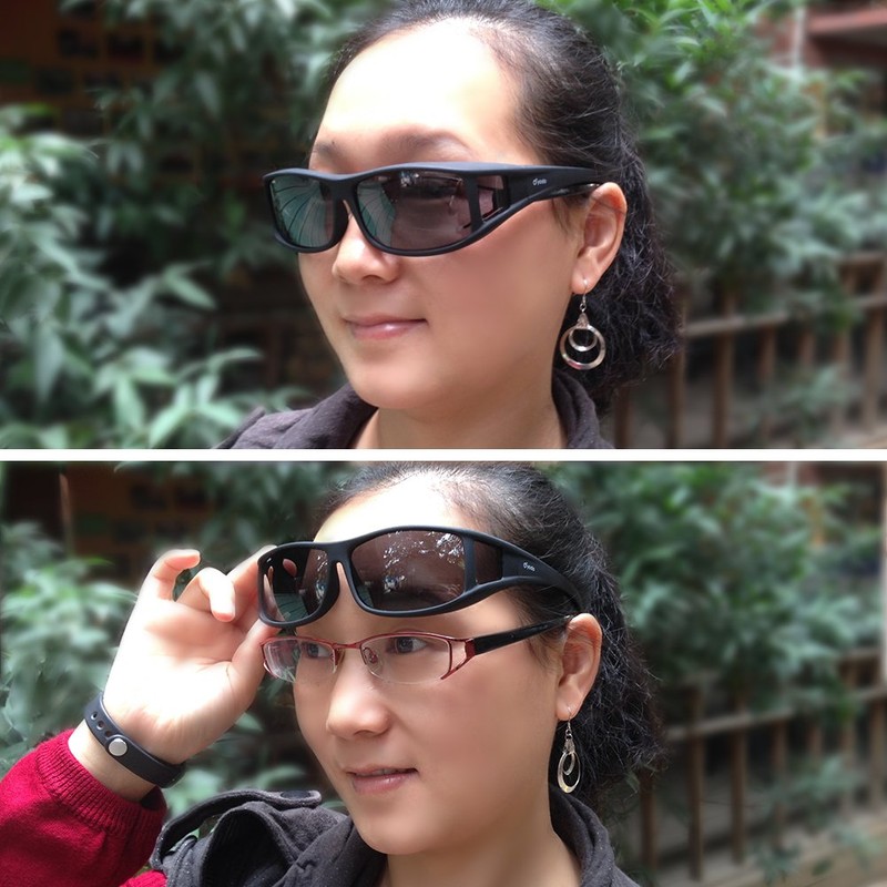 yodo Fit Over Glasses Sunglasses with Polarized Lenses for Men