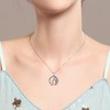 LUHE Dragon Necklace for Women Sterling Silver Women and Dragon