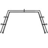HOTOZON 1 Inch Heavy Duty Double Bay Window Curtain Rod,