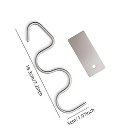 Peanut Butter Stirrer and Scraper, Stainless Steel Peanut Butter Stirrer, Peanut Butter Stirrer Mixer Tool