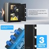 YAYAG 2.5 Cuft Safe Box, Fireproof Waterproof Safety Home Safe