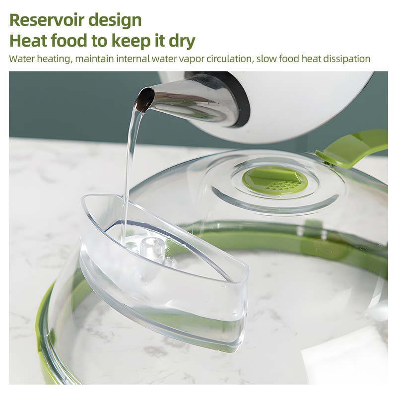 Microwave Splatter Cover for Food - Clear Microwave Splash Guard