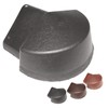 Brown Enviro Tile Ridge Apex Cover Radius End Cap Slate