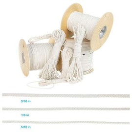 Paracord Planet Diamond Braid Cotton Rope Cord Weather Resistant 1/8", 3/16", 5/32" 10-1500 Feet Great for Potted Plants