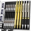 Nicpro 6Pack Art Mechanical Pencil Set, 3Pack Metal Drafting Pencil
