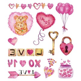 Temporary Tattoo For Kids&Men&Women, Butterfly & Couple Fake Tattoo Stickers Set For Boys Girls Birthday Gift Party Bag Filler-Waterproof