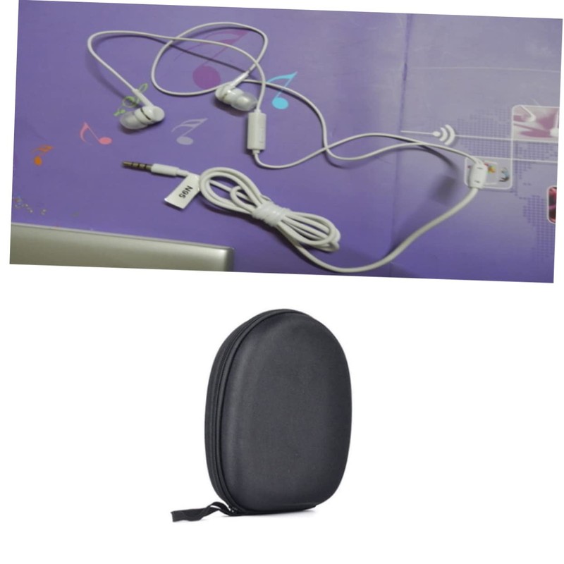 WOONEKY Eva Portable Headphone Storage Bag Durable Large Earphone Protector