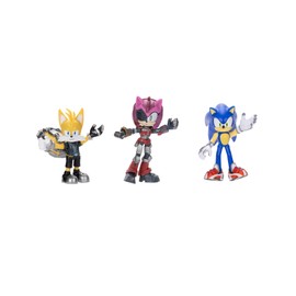Sonic Prime 2.5" Figure Multipack with Sonic, Tails Nine & The Prism Shard with display base!