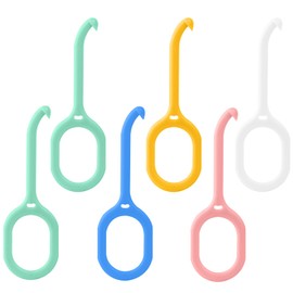OFFCUP Aligner Removal Tool, 6PCS Retainer Remover Tool Kits, Invisible Braces Removal Tool Aligner Tooth Hook Braces Remover Hook for Invisible Brace Tooth Cleaning Oral Care (5 Colour)