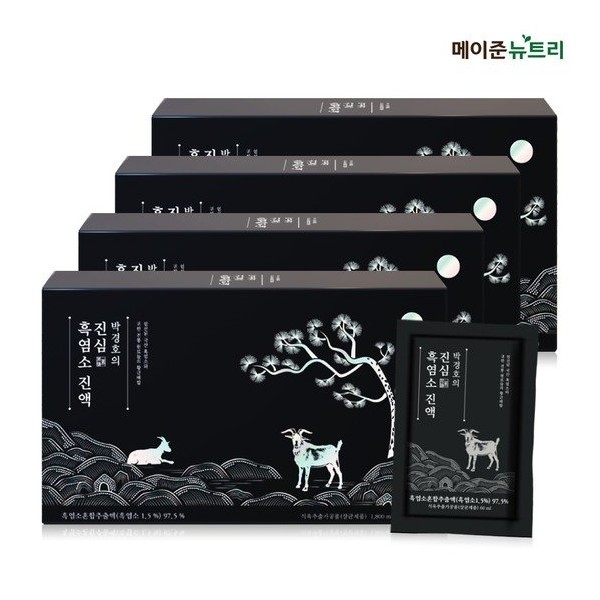 Mayjun Nutri Park Kyung-ho&#39;s Serious Black Goat Extract 4 boxes / 메이준뉴트리 박경호의 진심 흑염소진액 4박스