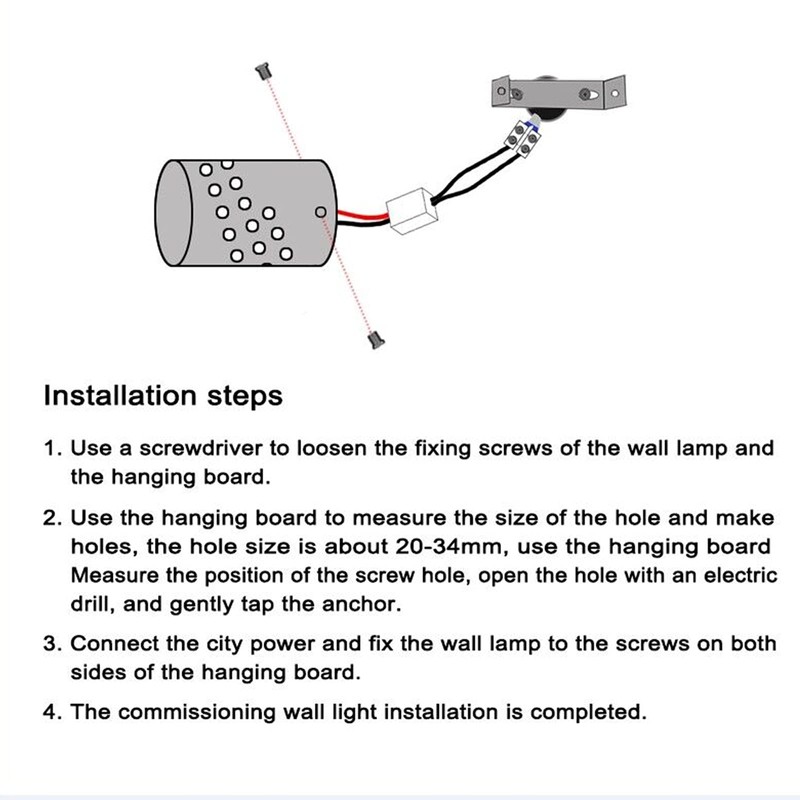 Colorful RGB Spiral Hole Wall Lamp Surface Wall Install Home