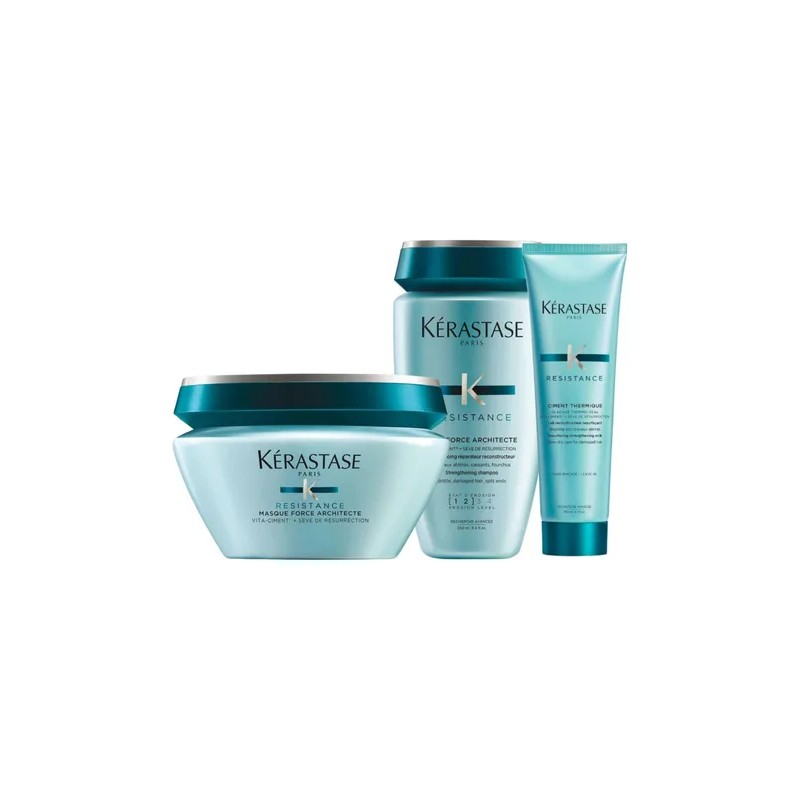 Kit Tratamiento Para Cabello Daado y Debilitado Shampoo Bain Force