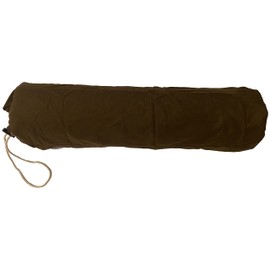 Therapist’s Choice Premium Flannel Bolster Cover with Drawstring Closure, Soft & Durable, Size: 6" x 27" (Cover Only, Bolster Not Included) (Chocolate)
