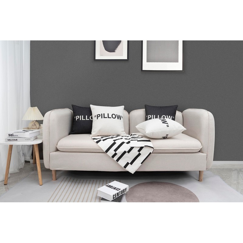 TwoDays Hypebeast Room Decor, Off White Inspired Pillow Quotation Decorative