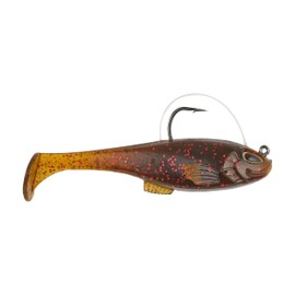 Berkley Powerbait Agent E Fishing Soft Bait, Green Pumpkin Red Fleck, 3 3/4"