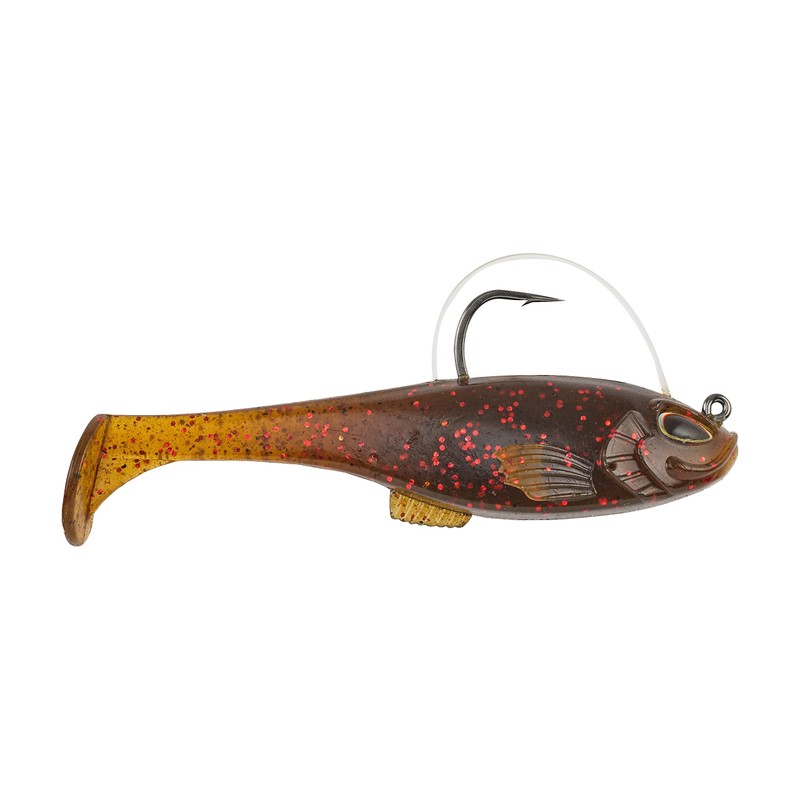 Berkley Powerbait Agent E Fishing Soft Bait, Green Pumpkin Red