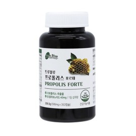 True Blue Propolis Forte 590mg, 350 tablets, 1 pack / 트루블루 프로폴리스 포르테 590mg, 350정, 1개