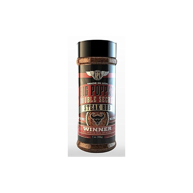 Big Poppa's OW86161-C Double Secret Steak Seasoning, 14 oz. -
