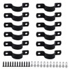 3/4 Inch DN20 Pipe Strap 12Pcs, Two Hole Fixing U