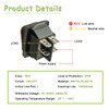 EPLZON 16A 125/250VAC Inline Cord Switch Waterproof Switch DPST 4Pin