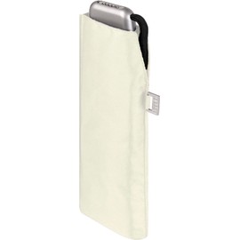 Doppler Carbon Steel Slim Plain Pocket Umbrella - Handy Format - Feather-Light - 22 cm, Harmonic Beige