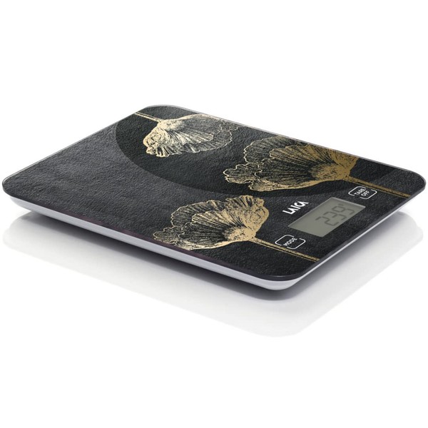 LAICA Flower Art Tabletop Electronic Kitchen Scale, 10kg Capacity- Nature