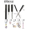 STICKYLE(スティッキール) 鋏(はさみ・ハサミ) ボサノヴァ柄 オレンジ