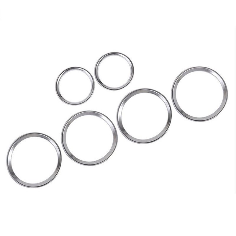 For Discovery Sport 2015-2018 ABS Car Door Speaker Ring Trim