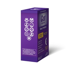 Sleep Probiotic for Men & Women, Slows Down Digestive Aging, Supports Sleep and Recovery, Promotes Healthy Gut, Vegan, Gluten Free & Soy Free, 3 Billion CFU, 30 Caplets