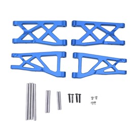 Front Rear Suspension Arm Set Aluminum Alloy Wear Resistant Strong RC Swing Arm Set for ARRMA SENTON 1/10 Blue