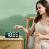 CYMNER Super Clear LED-Display Digitaler Wecker - Modernes Design, Multifunktional,