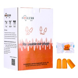 200 Pairs Soft Foam Ear Plugs for Sleeping, Ear Plugs for Sleep, Reusable Noise Cancelling Ears Plug for Sleep, Snoring, Work, Lound Noise