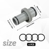 Zueyen Pool Hose Adapter, 2-Way Hose Connector 38 mm to