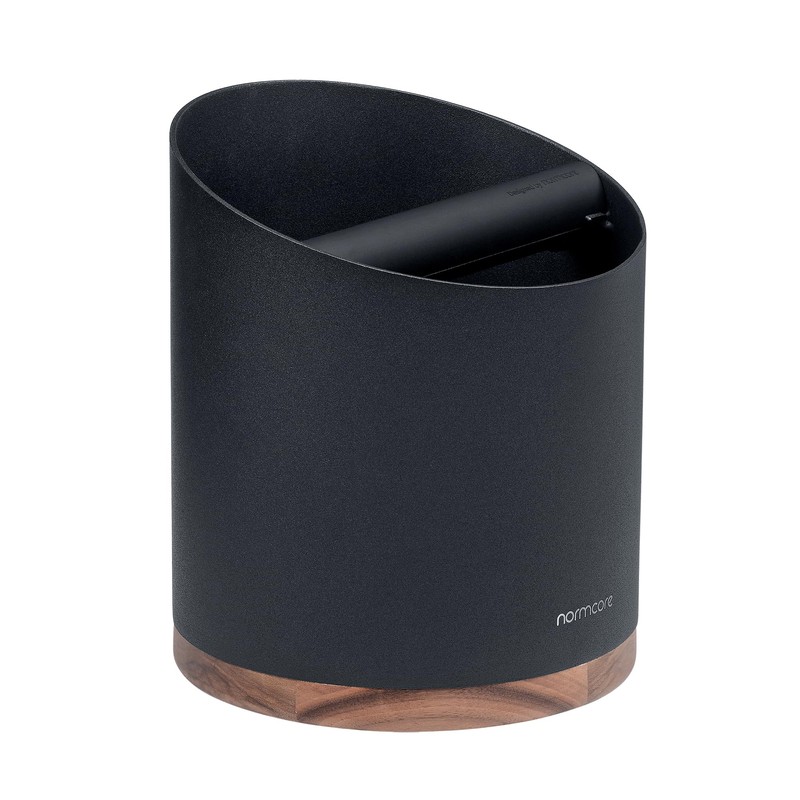 Normcore Espresso Knock Box - 1.8L Capacity, Holds 40–45 Pucks