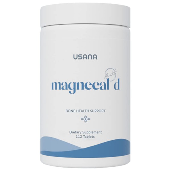 USANA MagneCal D - Balanced Magnesium and Calcium Fortified with Vitamin D to Support Bone Health* - 112 Tablets - 28 Day Supply