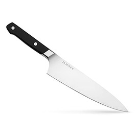 Misen Chef Knife - 8 Inch Professional Kitchen Knife - High Carbon Steel Ultra Sharp Chef's Knife, Black