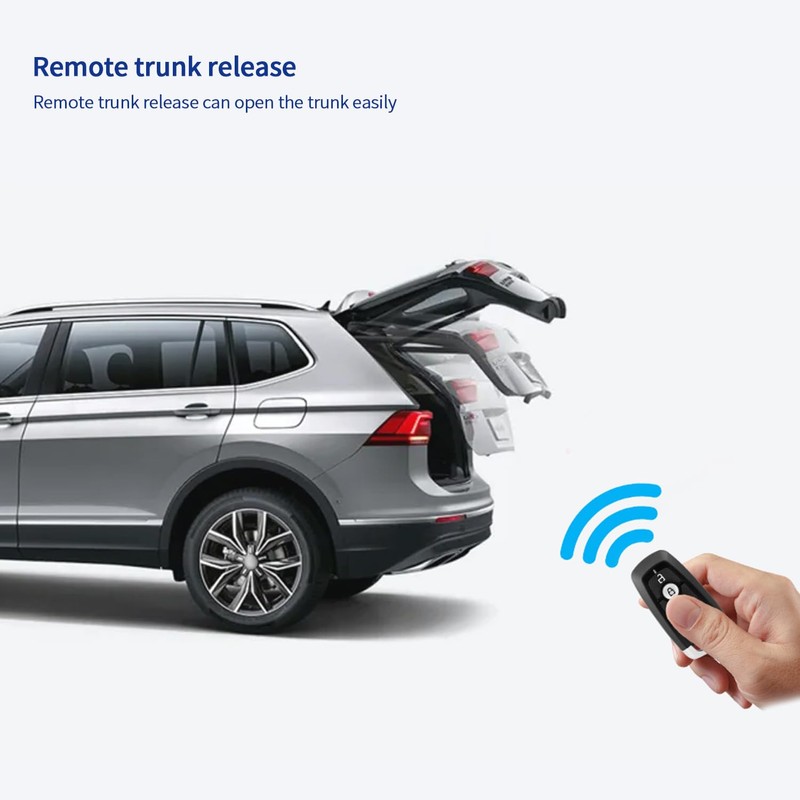 EASYGUARD EC002-FO3 DC12V Keyless Entry car Alarm Kits with Push