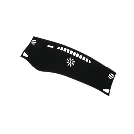 Motoforti Dash Cover, Center Console Non-Slip Dashboard Carpet Mat for Buick Envision 2014-2017 Polyester Black,1Pc Long-Lasting