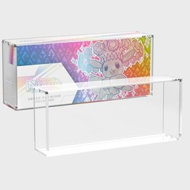 Prismatic Evolutions SPC Box Acrylic Display Case, SPC Protector Case, Compatible with Prismatic Evolutions Super-Premium Collection Box, Ultra Thick 8mm + 5mm Acrylic with Strong Magnetic Lid