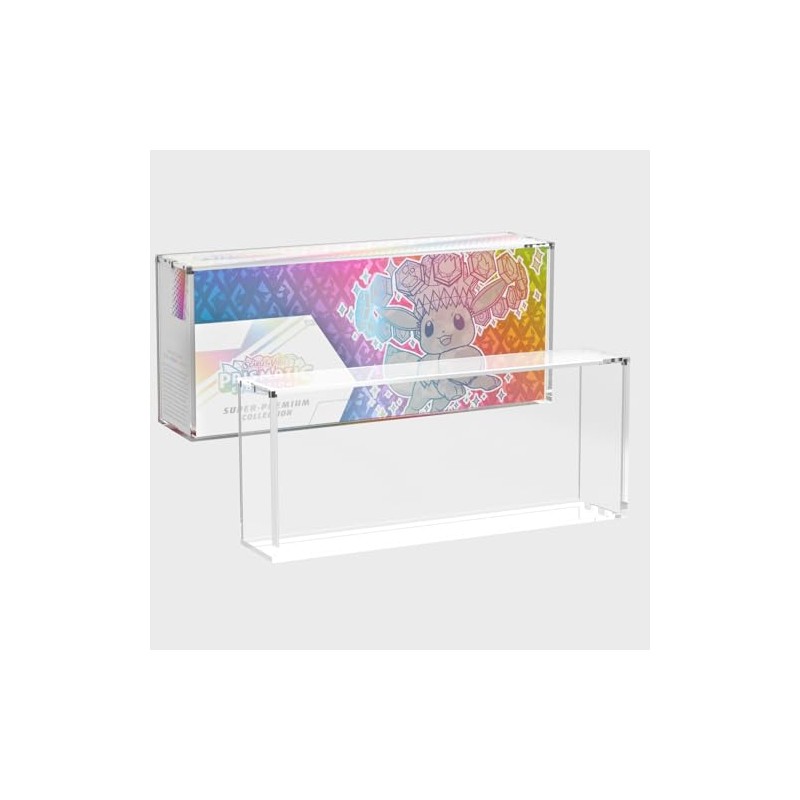 Prismatic Evolutions SPC Box Acrylic Display Case, SPC Protector Case,