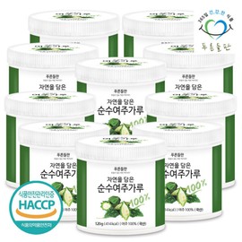 Blue Field (현대Hmall)푸른들판  국내산 여주 가루 100% 120g 10통 비터멜론 암팔라야 차 (Hyundai Hmall) Blue Field Domestic-produced Bitter Melon Powder 100% 120g 10 Units Ampalaya Tea