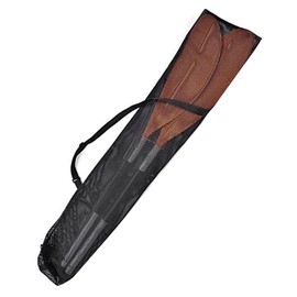 Namvo Canoe Split Paddle Carrier Bag Canoe Boat Waterproof Padded Storage Bag Double Paddle Mesh Storage Bag for Paddle Boat Accessories (Black)