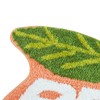 Peach Clean Bath Mat, Bathroom Decor Area Rug Peachy, Soft